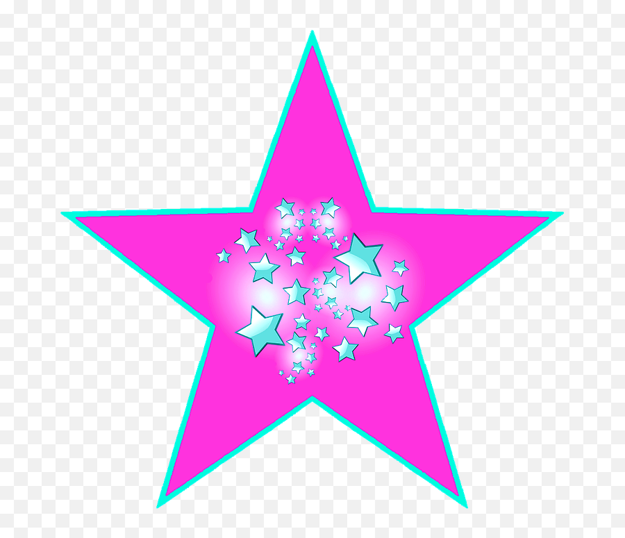 Star Shape Png - Star Pink Star Stars Free Picture Imagen De Estrella Rosada Emoji,Star Shape Png