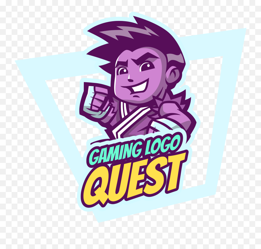 Quest - Gaming Logo Template With Animation Gaming Logos Cartoonish Emoji,Quest Logo