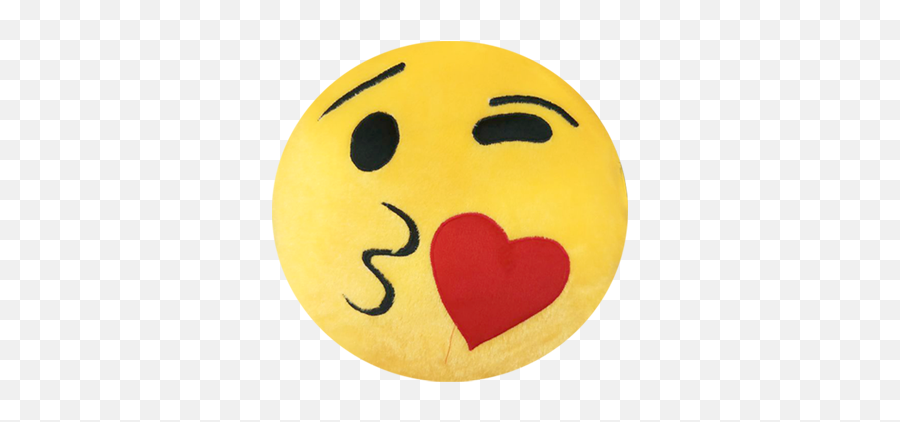 Love Emoji - Cushion Transparent Png Original Size Png Smiley Cushion Pillow Sublimation,Love Emoji Png