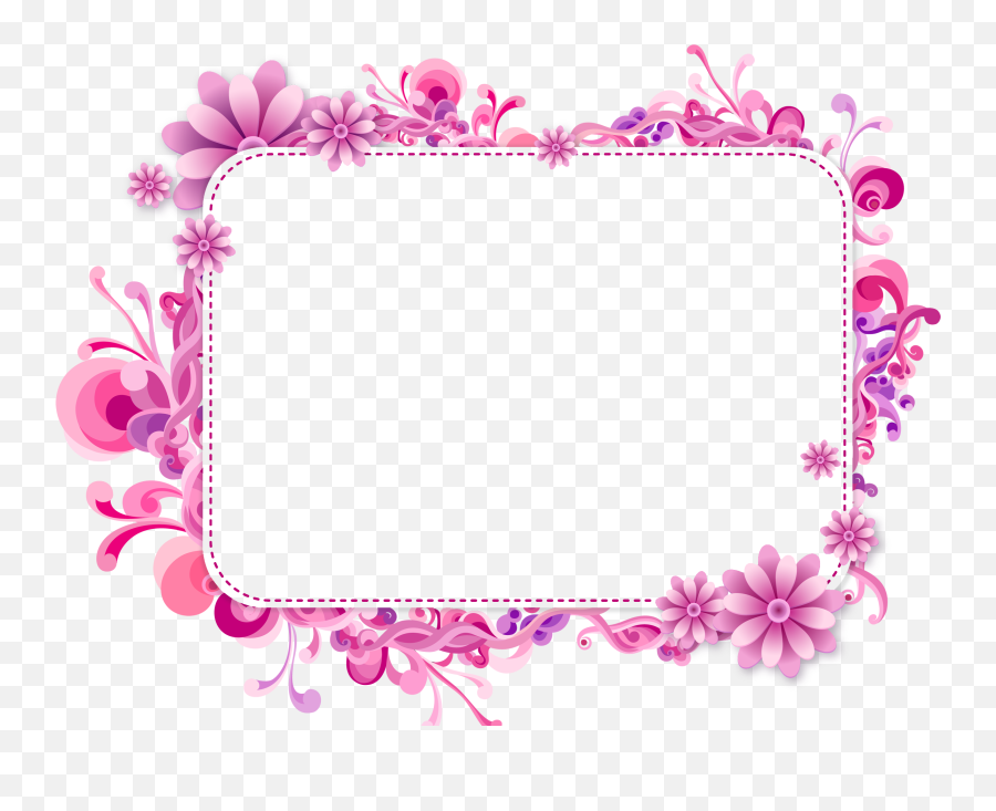 Download Vector Frame Free Png Transparent Image And Clipart - Elegant Pink Border Frame Emoji,Frame Png