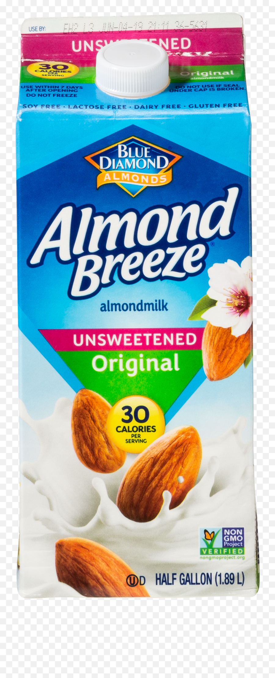 Blue Diamond Almond Breeze Almondmilk Unsweetened Original Emoji,Blue Diamond Png