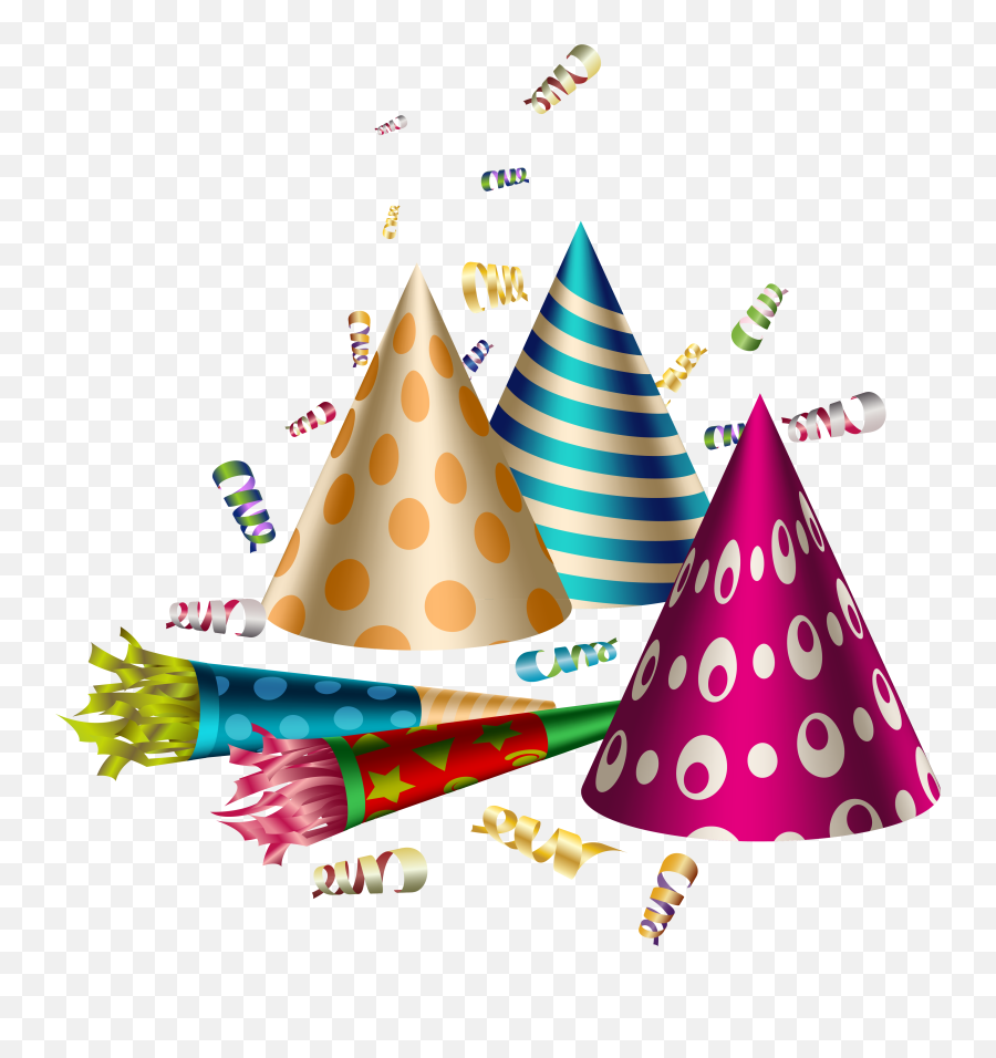 Confetti Clipart Party Hat Picture 781453 Confetti Clipart - Transparent Party Clip Art Emoji,Party Hat Clipart