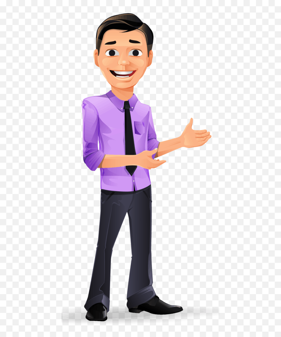 Cartoon Businessman Vector Png Clipart - Full Size Clipart Emoji,Business Man Clipart