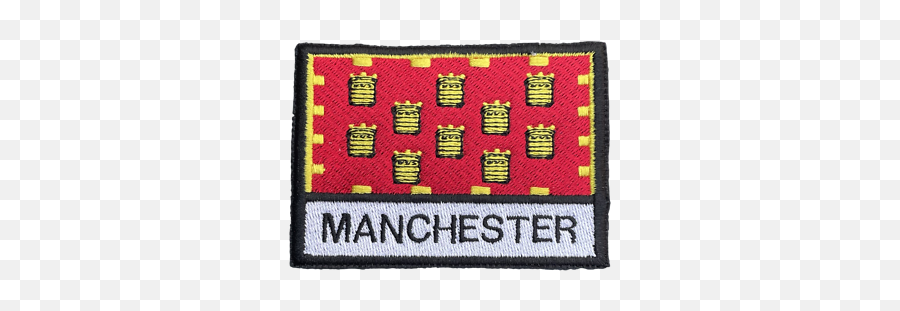 Manchester Embroidered Sew Or Iron On Patch A Ebay Emoji,Iron On Logo Patches