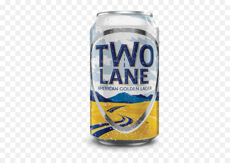Drink Two Lane American Golden Lager U0026 Explore Our Hard Seltzer Emoji,Beer Can Png