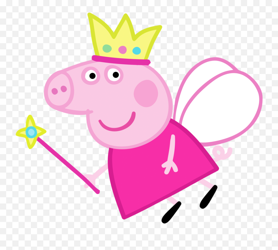 Clipart Birthday Peppa Pig Clipart - Peppa Pig Fairy Emoji,Peppa Pig Clipart