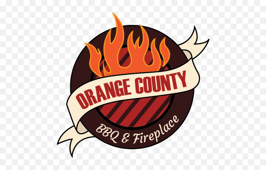 Orange County Bbq And Fireplace Logo For Seller Of Bbq Emoji,Bbq Logo Design