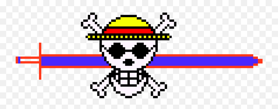 One Piece Flag Pixel Art Maker Emoji,One Piece Png