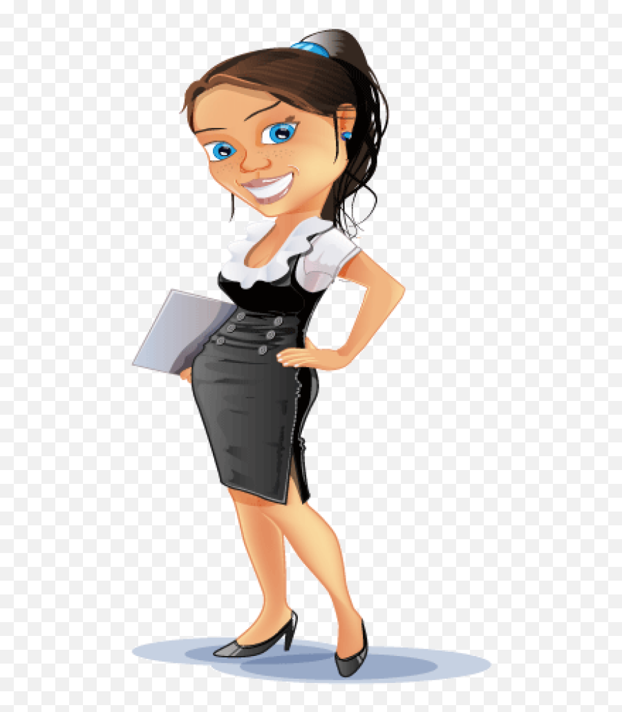Download Hd Businessperson Cartoon Clip Art Business Woman Emoji,Business Person Clipart