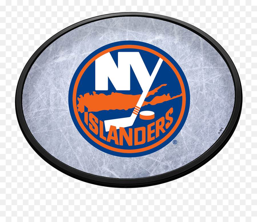 New York Islanders Ice Rink - Oval Slimline Illuminated Emoji,Walmart New Logo