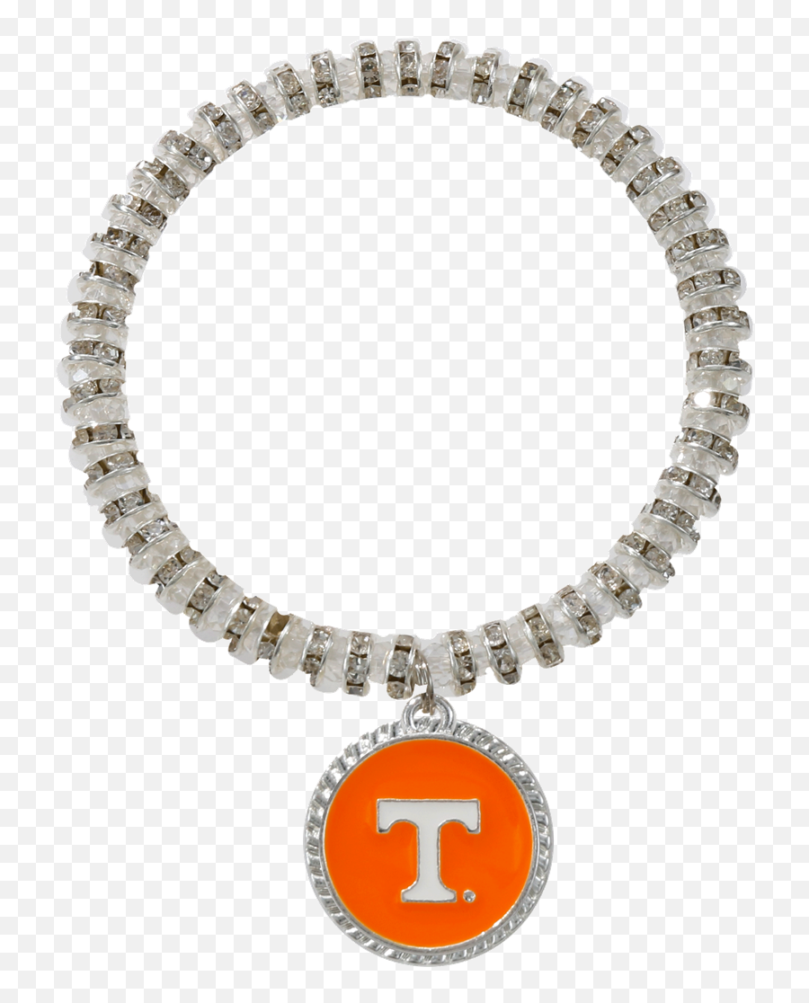 Tennessee Logo Charm Bicks Bracelet - Barbara Sinatra Emerald Necklace Emoji,University Of Tennessee Logo