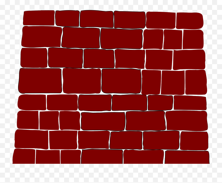 Red Brick Wall Svg Vector Red Brick Wall Clip Art - Svg Clipart Wall Images Clip Art Emoji,Wall Clipart