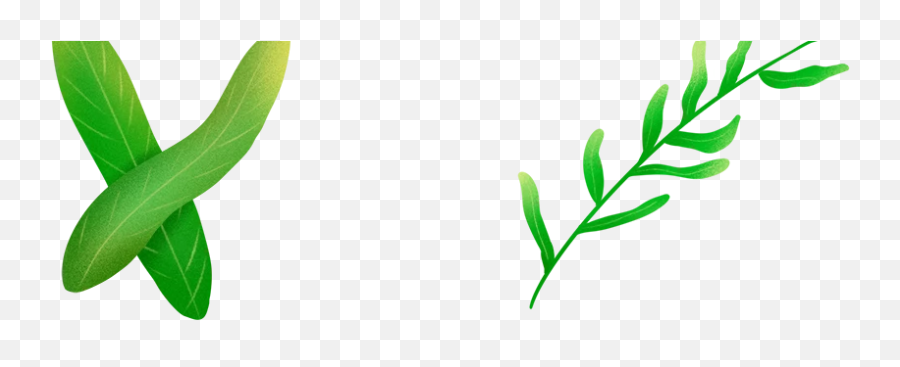 Tropical Leaves Illustration Free Png Transparent Layer - Language Emoji,Transparent Leaves