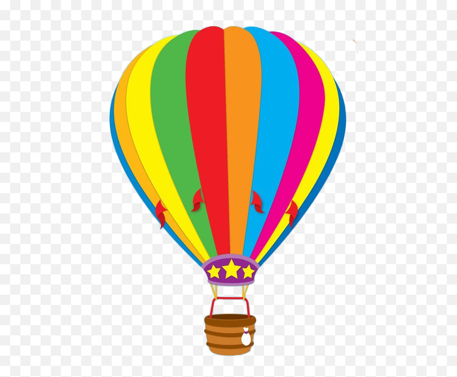 Hot Air Balloon Classroom Decoration - York Emoji,Journaling Clipart