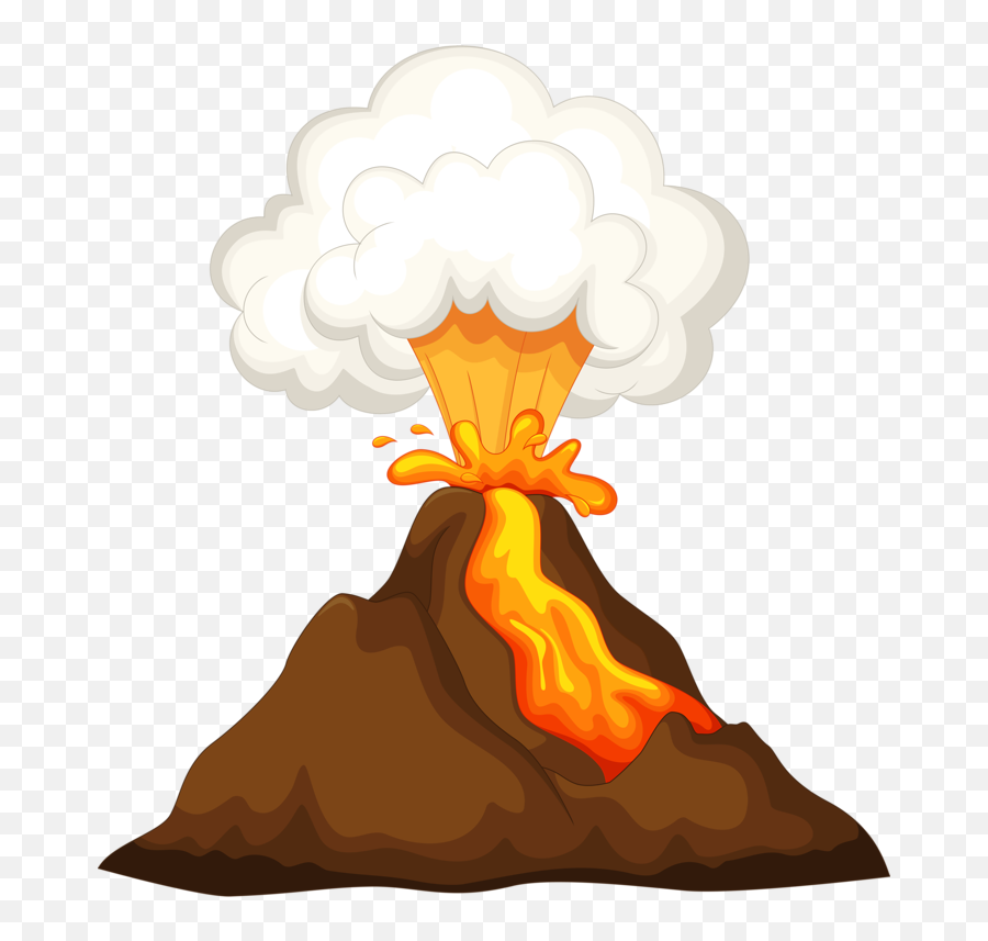 Volcano Png Transparent Image - Volcano Clipart Png Emoji,Volcano Png