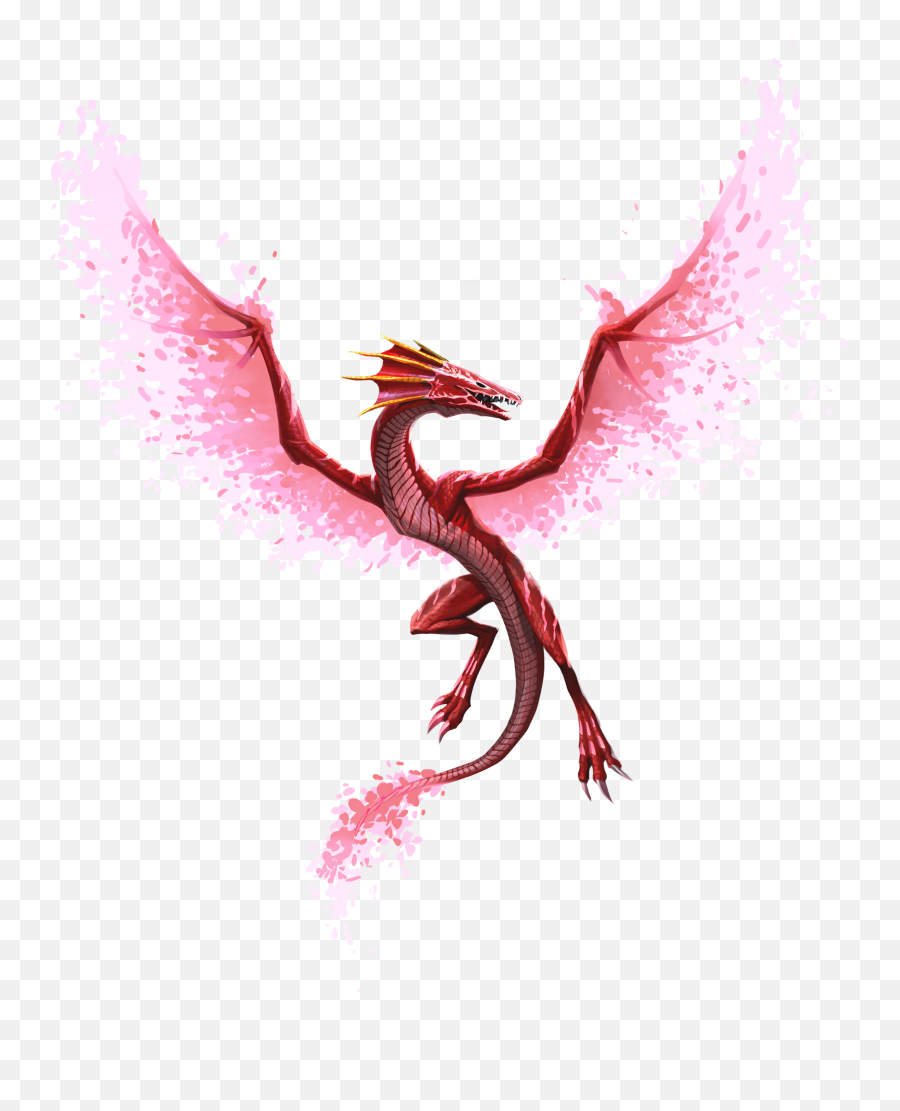 Free Transparent Dragon Png Download - Cherry Blossom Dragon Png Emoji,Dragon Transparent Background