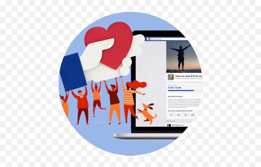Ambassador Connection Facebook Fundraiser Create A Emoji,Donation Button Png