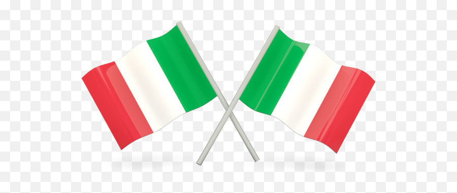 Two Wavy Flags Emoji,Italy Flag Png