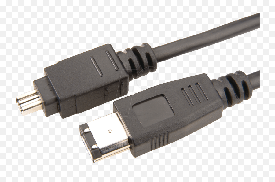 Ak Fw 6 - 4 2m Firewire Cable 4pin Plug 6pin Plug 18 M Emoji,Cables Png