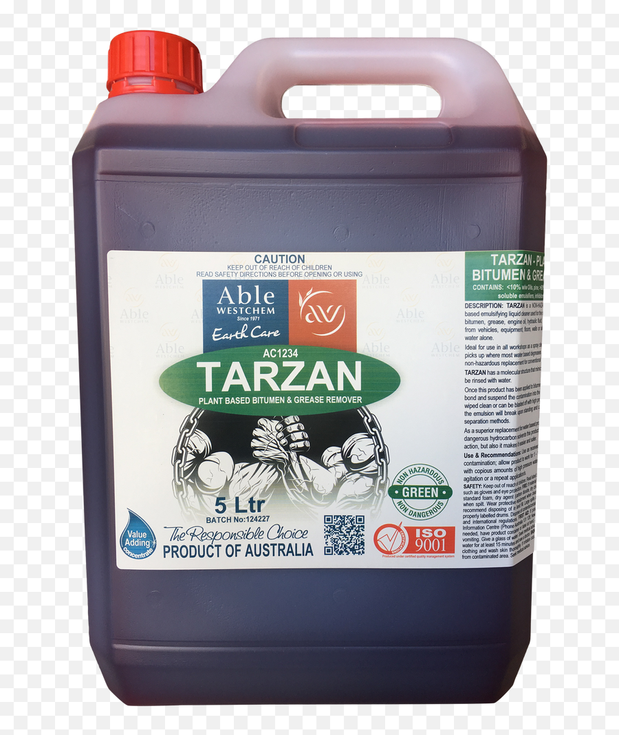 Tarzan - Plant Based Bitumen U0026 Grease Remover U2013 Able Westchem Emoji,Tarzan Png