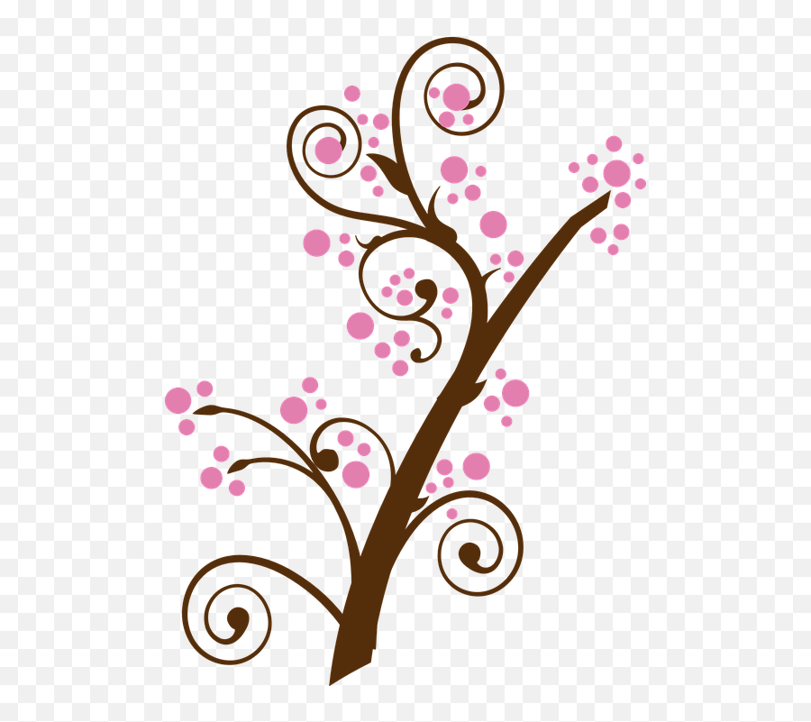 Tree Branch Vector Transparent Library Png - Cherry Blossom Emoji,Cherry Blossom Tree Png