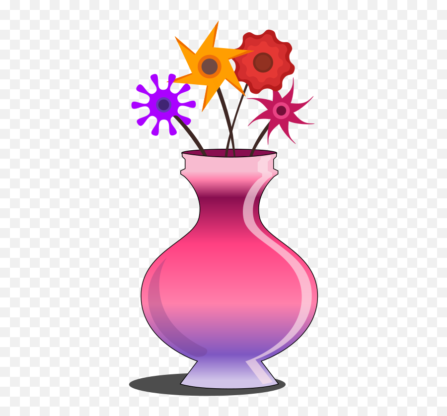 Openclipart - Clipping Culture Emoji,Vase Of Flowers Clipart