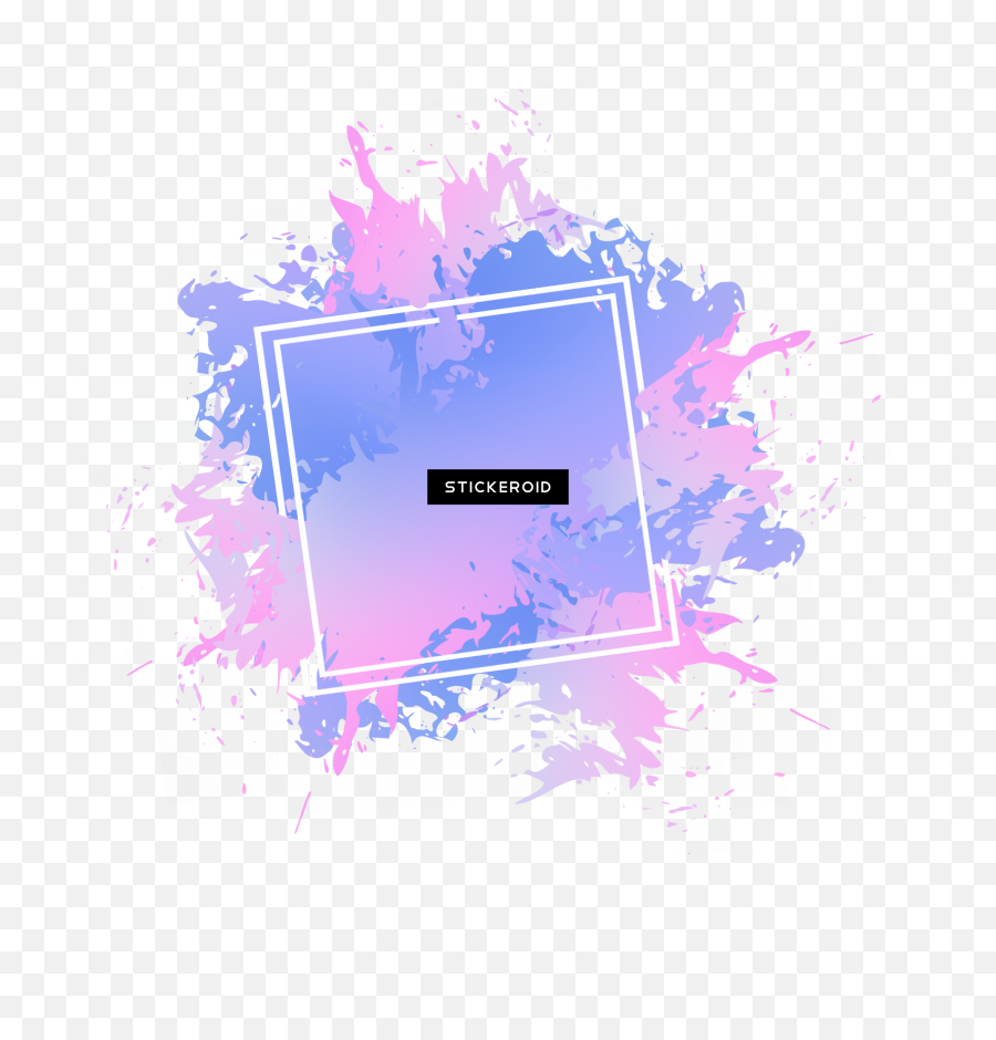 Colorful Abstract Png Transparent Png - Colorful Frame Png Emoji,Abstract Png
