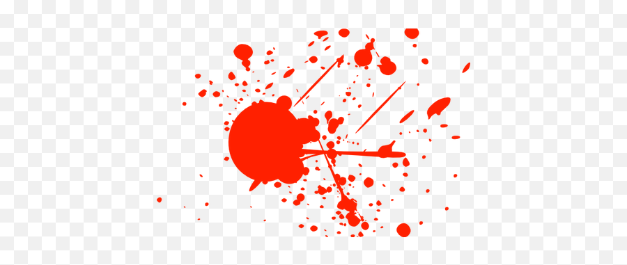 Vector Splashes Red - Blood Splatter Clipart Transparent Transparent Cartoon Blood Splat Emoji,Splatter Clipart