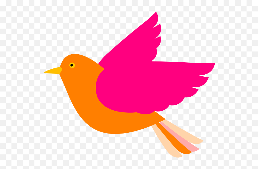 Clip Art Flying Bird Transparent Png - Transparent Flying Bird Clipart Emoji,Flying Bird Clipart