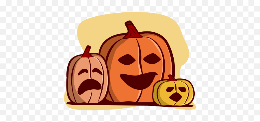 Jack Lanterns Autumn Fall Halloween - Pumpkin Fall Icons Emoji,Pumpkin Outline Png