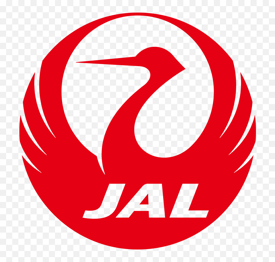 Red And A Red Bird Logo - Jal Japan Airlines Logo Emoji,Bird Logo