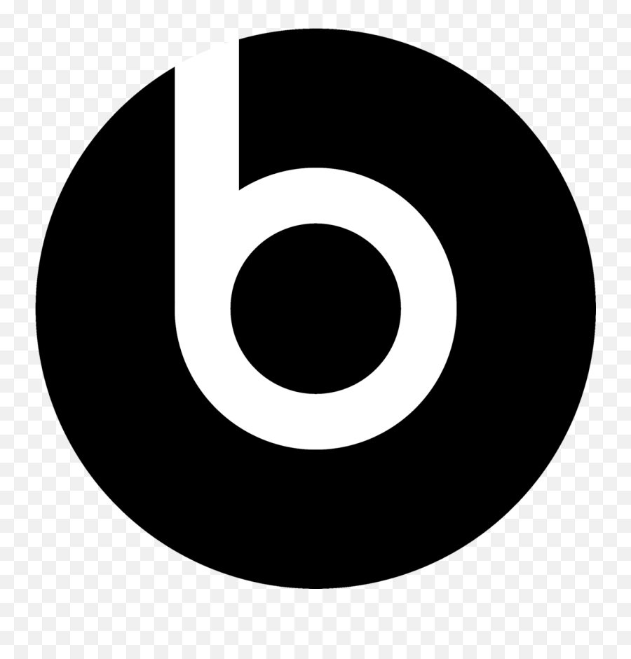 Beats Electronics Logo Black And White - Transparent Beats By Dre Logo Emoji,Electronics Logo
