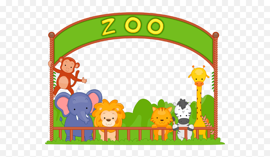 Zoo Clipart - Zoo Clipart Png Emoji,Zoo Clipart