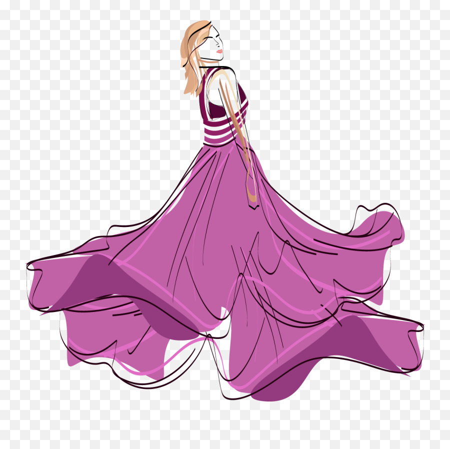 Download Hd Clothing Clipart Professional Clothes - Woman Transparent Fashion Designer Clipart Emoji,Fashion Logo