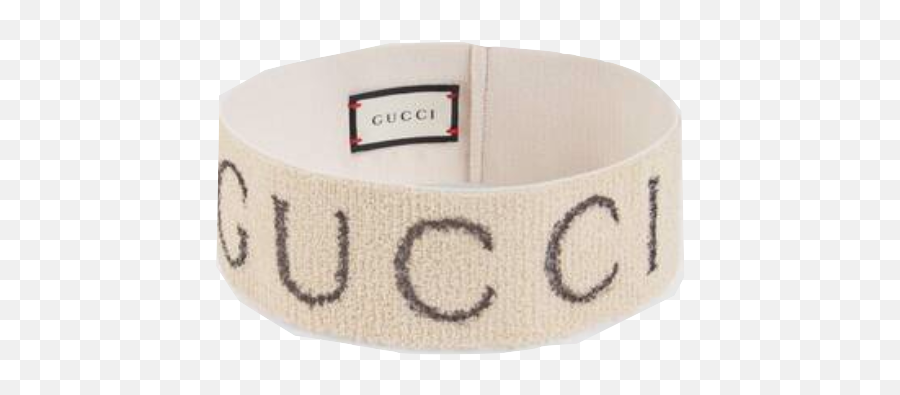 Gucci Off White Logo Headband - White Used U2013 Grails Sf Collar Emoji,Off White Logo