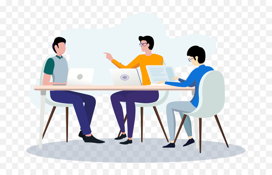 Managed Teams - Network Redux Emoji,People Sitting At Table Png