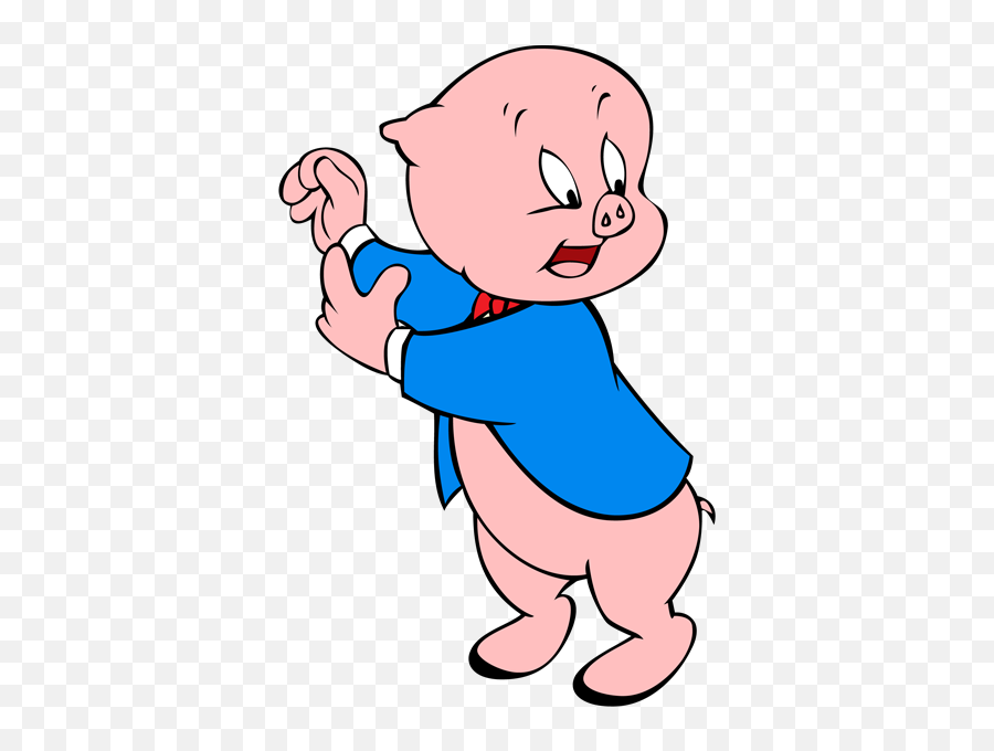 Looney Tunes Porky Pig Clipart - Full Size Clipart 2317941 Porky Looney Tunes Vector Emoji,Pig Clipart