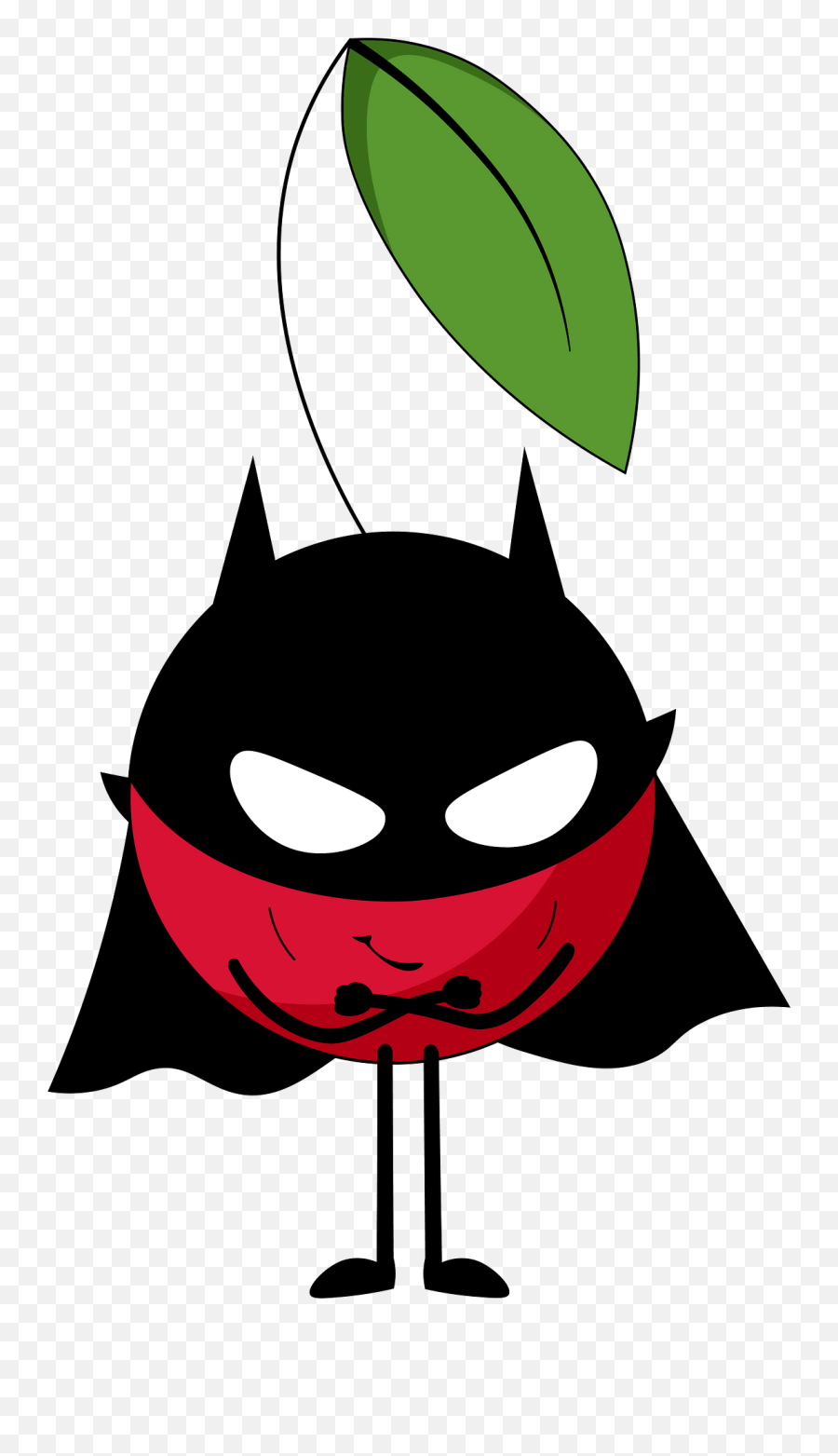 Cherry Batman Clipart Free Download Transparent Png Emoji,Batman Clipart Free