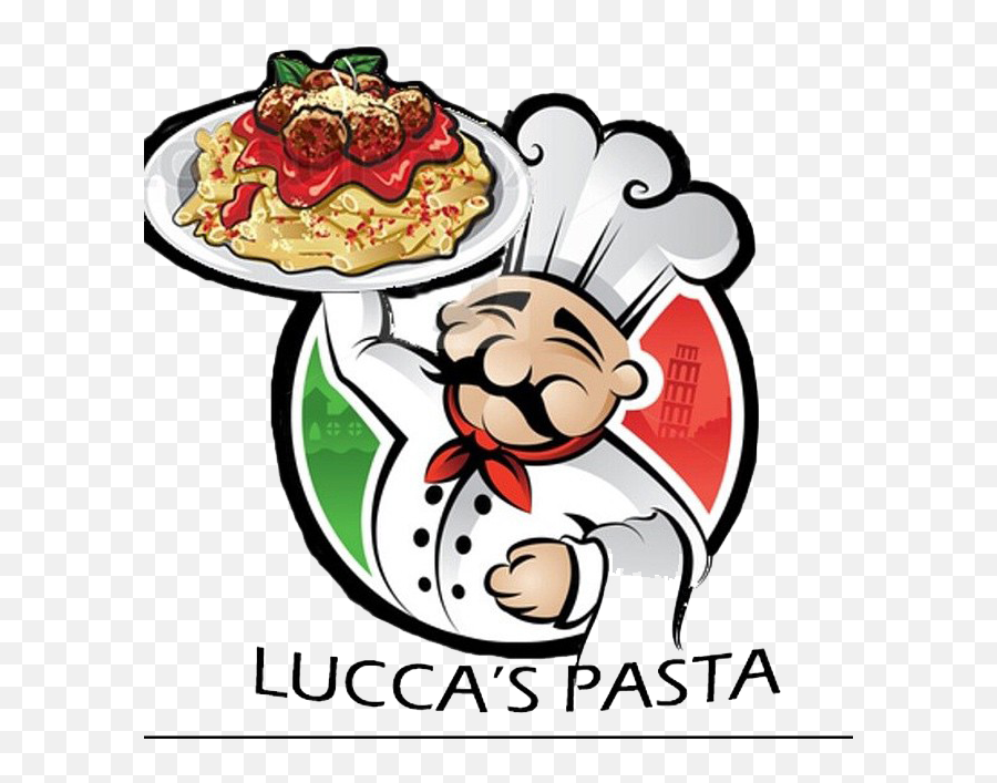 Download Pasta Clipart Italian Chef - Pizza Men Logo Emoji,Pasta Clipart
