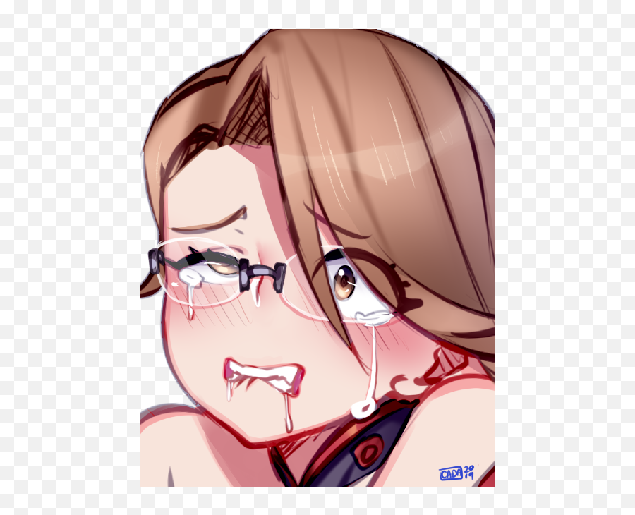 R0cket Commission Open - Eyeglass Style Emoji,Ahegao Face Png