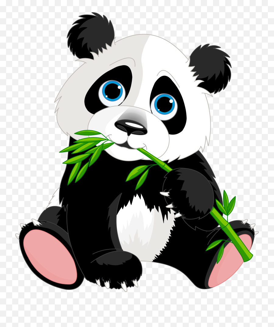 Panda Bamboo Clipart Free Clipart - Panda Clipart Emoji,Bamboo Clipart