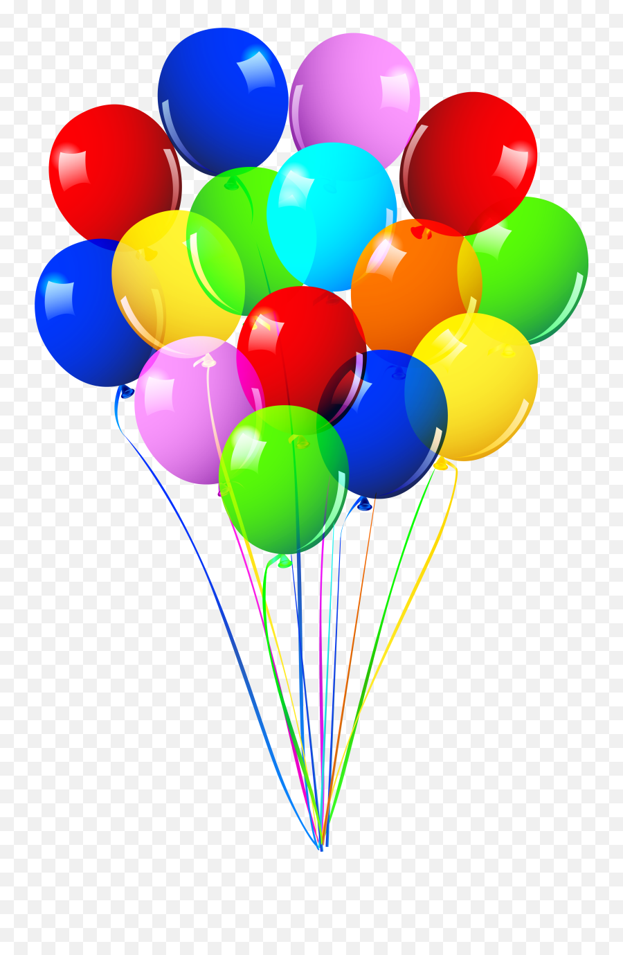 Balloons Png Transparent Images Png Transparent U2013 Free Png - Balloon Birthday Png Hd Emoji,Balloons Png
