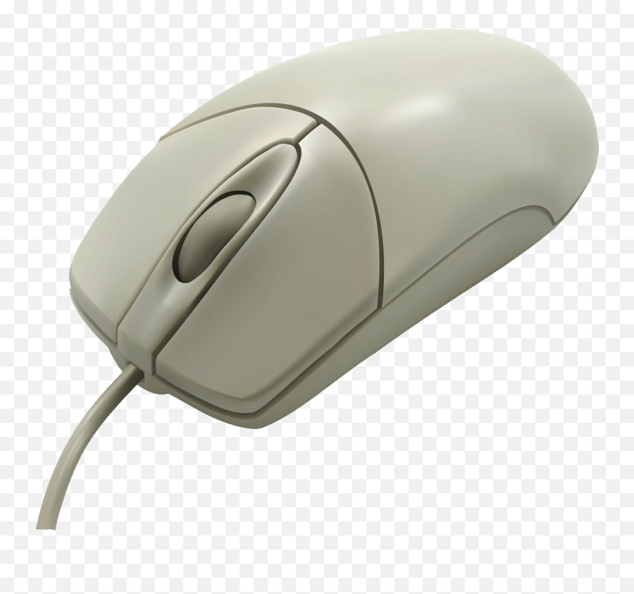 Vintage White Computer Mouse - Old Computer Mouse Png Old Computer Mouse Png Emoji,Computer Mouse Clipart