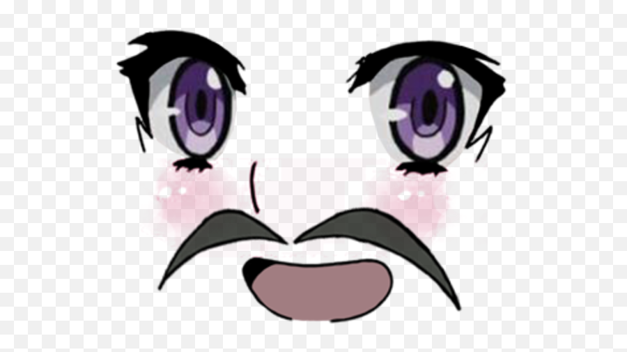 Download Hd Anime Eyes Transparent Background Transparent - Chaika Face Emoji,Anime Eyes Transparent