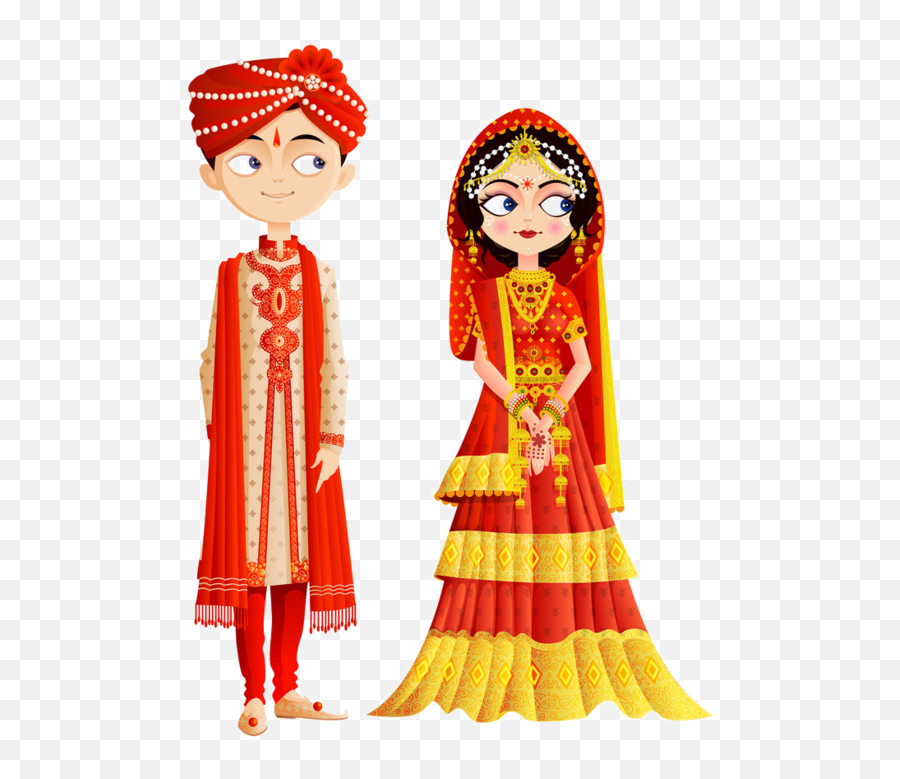 Groom Clipart Emoji Bride Groom Emoji Bride Transparent - Indian Wedding Couple Vector,Bride And Groom Clipart