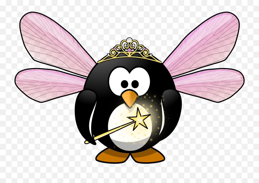 Library Of Halloween Penguin Clipart Free Download Png Files - Clipart Penguin Fairy Emoji,Penguin Clipart