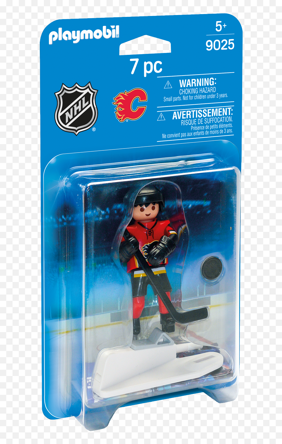 Nhl Calgary Flames Player - Player Playmobil Nhl Hockey Arena Action Figure Emoji,Calgary Flames Logo