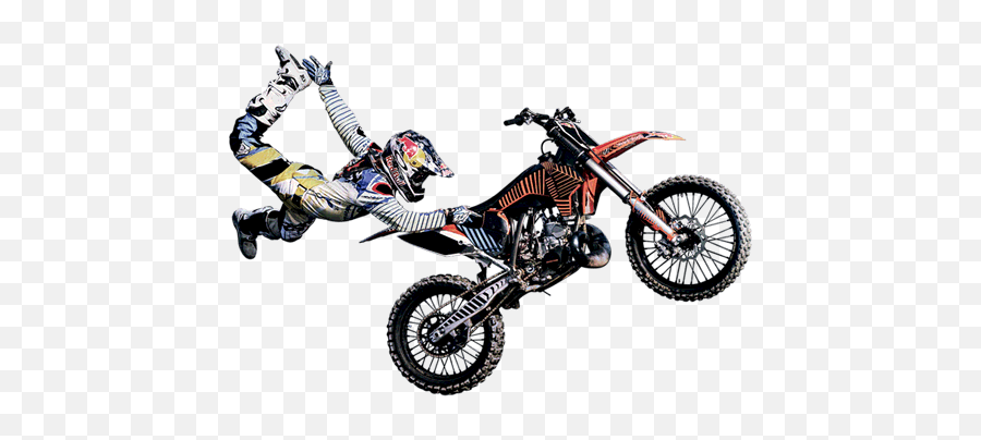 Red Bull X Fighter Transparent Png - Stickpng Motocross Exhibition Emoji,Bull Png