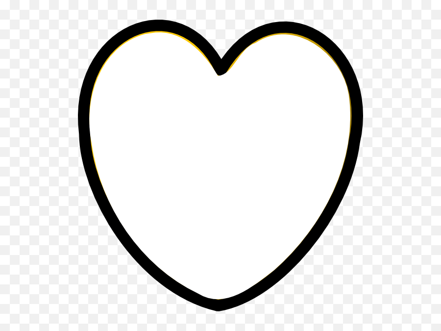 Heart Clipart Black And White Heart In - Heartin Clip Art Black And White Emoji,Heart Clipart Black And White
