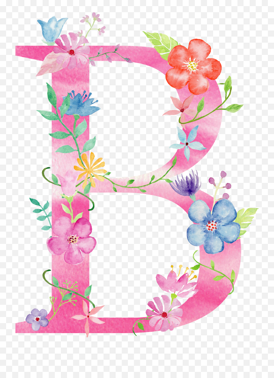 B Letter Png Photo Png Mart - B Letter Design Pink Emoji,Letter B Png